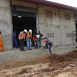 The Feed mill is almost constructed
